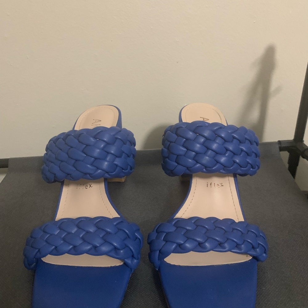 Anne Klein Blue Braided Women's Sandals